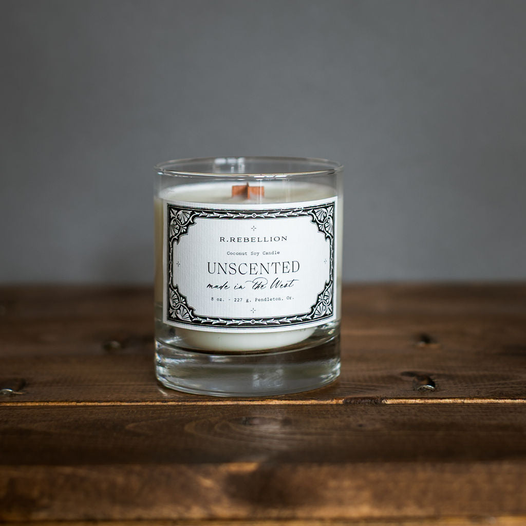 Unscented Candle 8 oz.
