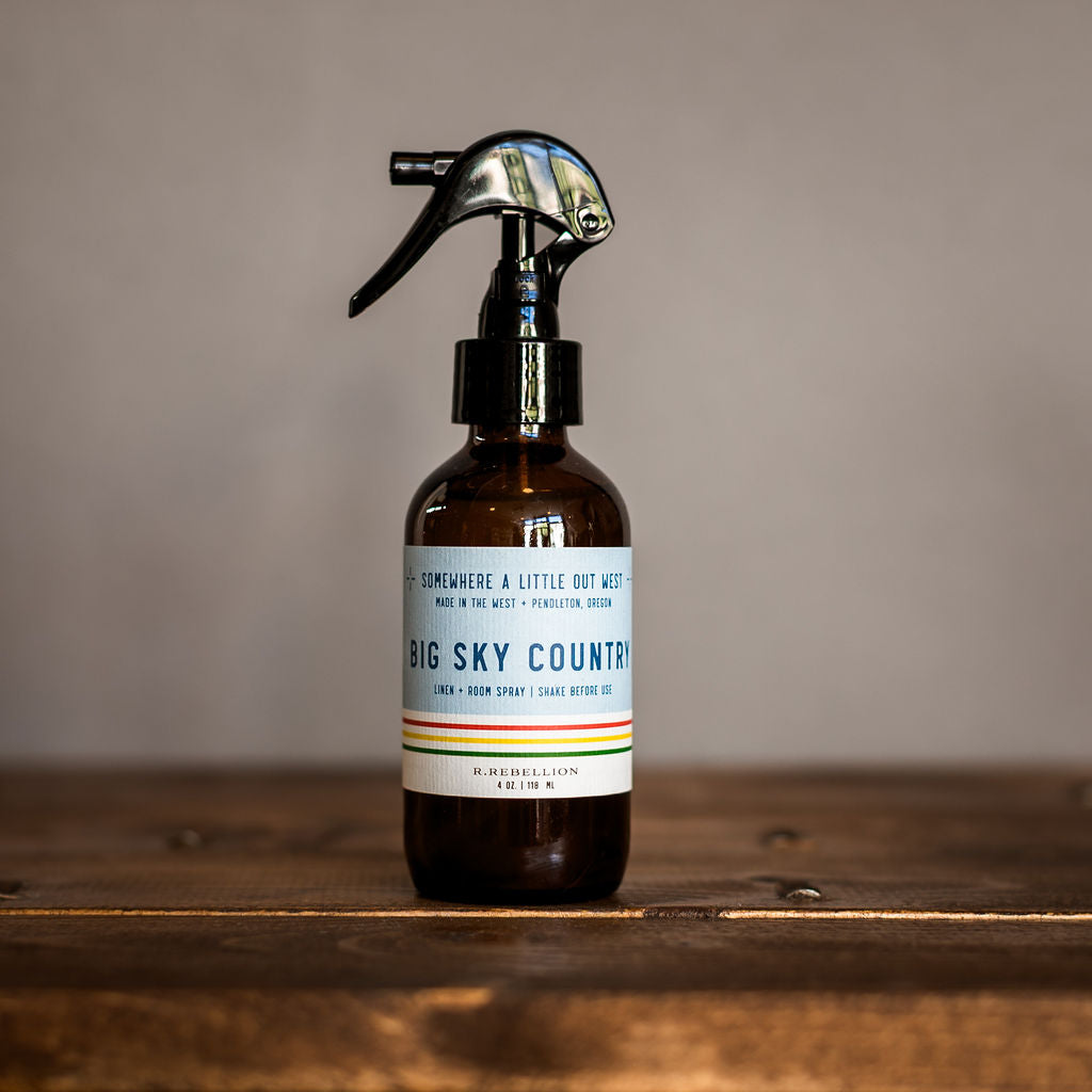 Big Sky Country Room + Linen Spray 4 oz. "Camp Rebellion"