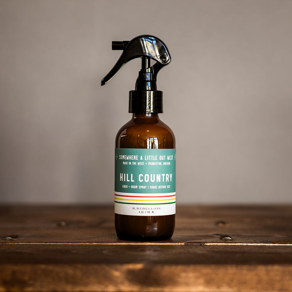 Hill Country Room + Linen Spray 4 oz. "Camp Rebellion"