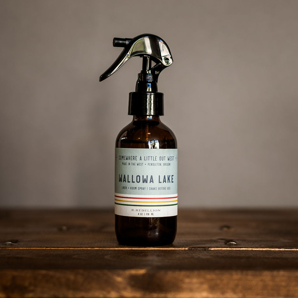 Wallowa Lake Room + Linen Spray 4 oz."Camp Rebellion"