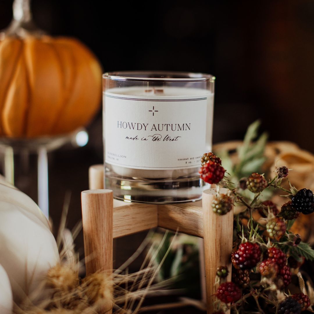 Howdy Autumn Candle 8 oz.