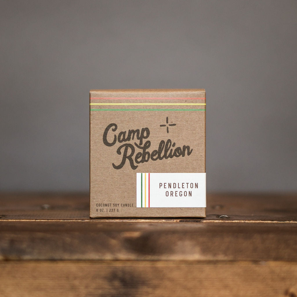 Pendleton Oregon Candle 8 oz. "Camp Rebellion"