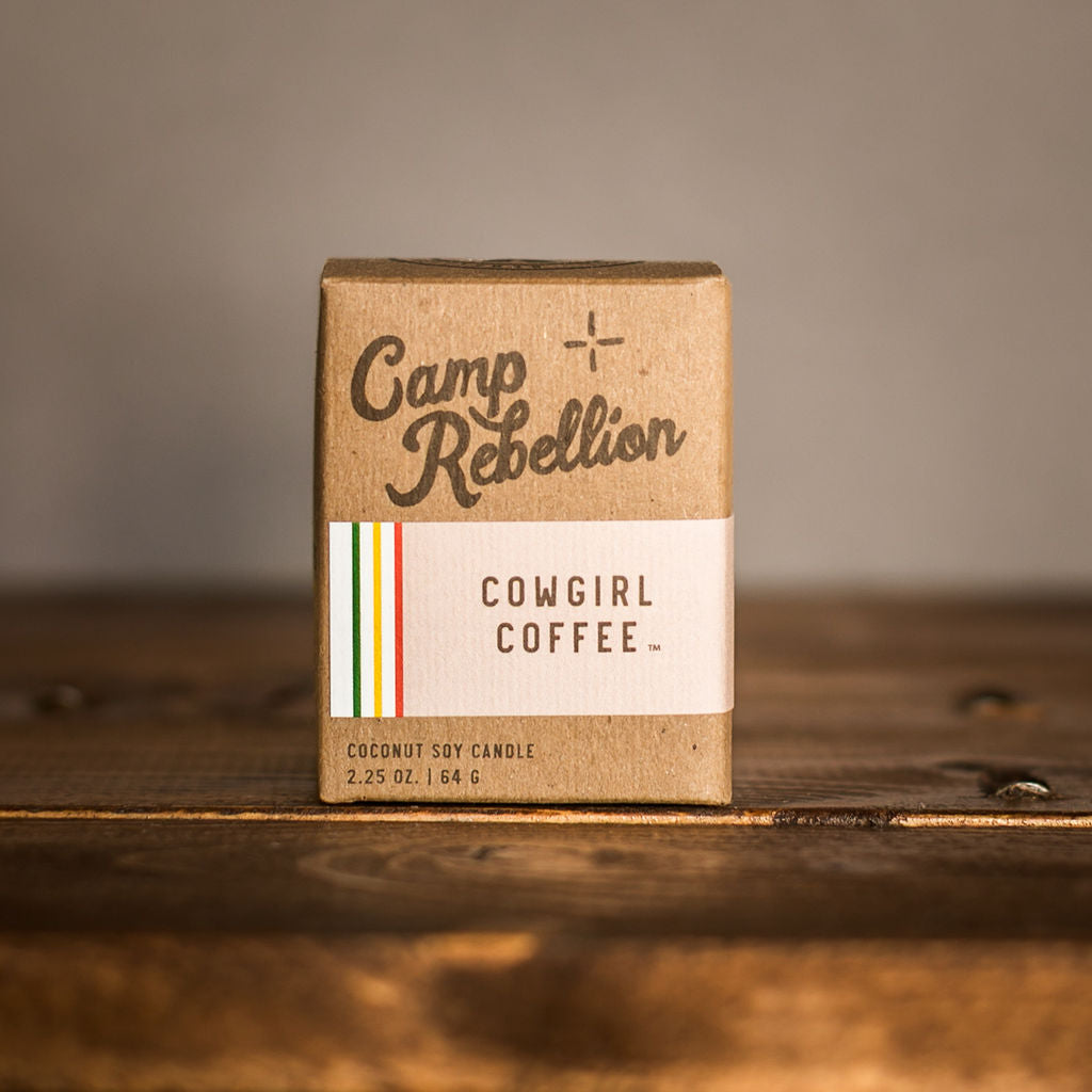 Cowgirl Coffee - 2 oz. Drifter Candle "Camp Rebellion"